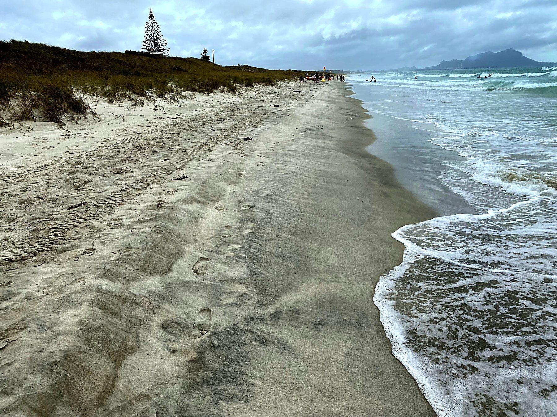 Waves rolling in on an easterly swell
