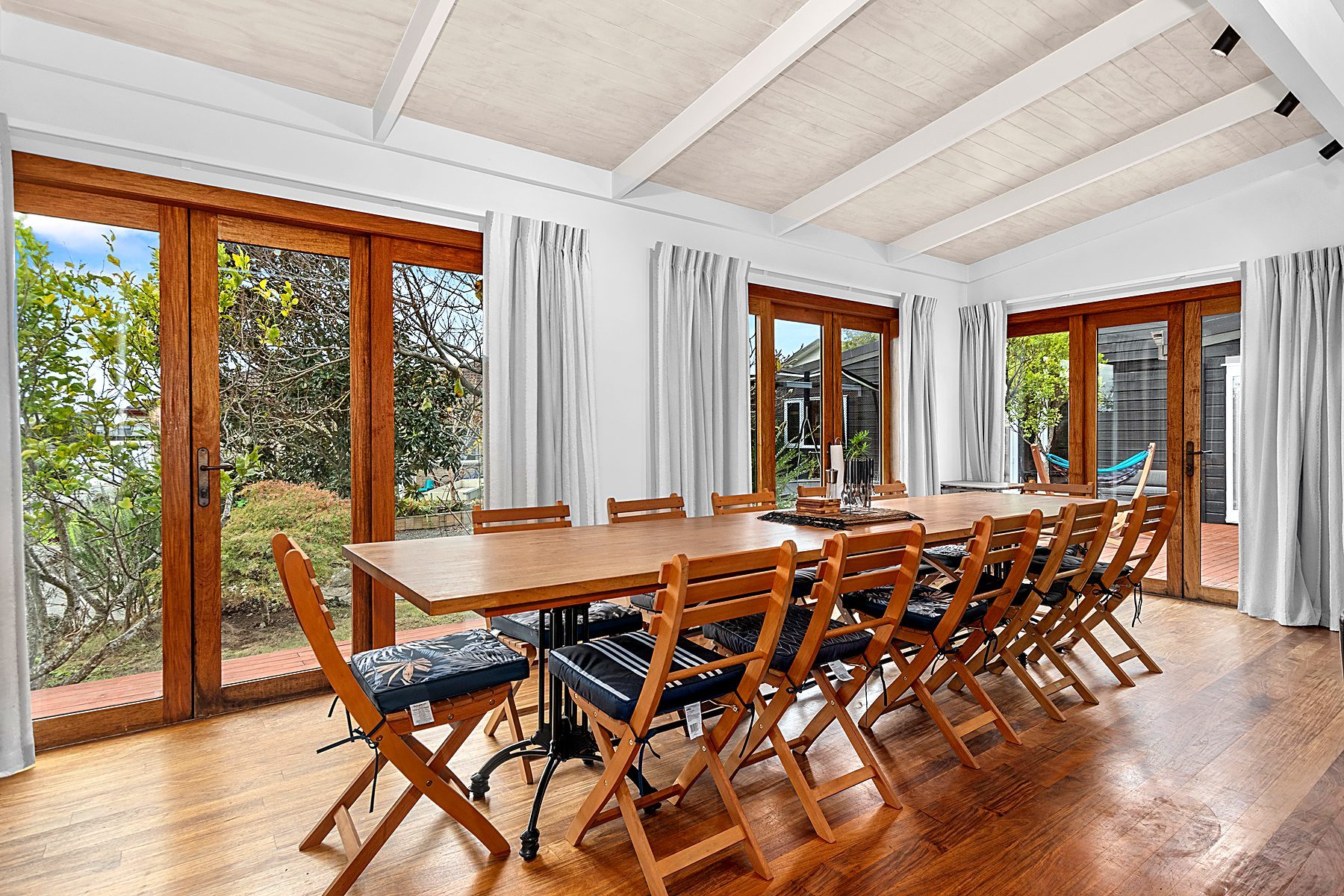The dining table
